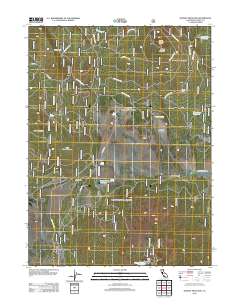 Harvey Mountain 2012 topographic map thumbnail