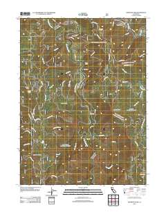 Hennessy Peak 2012 topographic map thumbnail