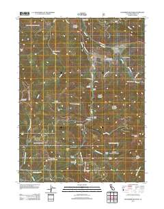 Hoosimbim Mountain 2012 topographic map thumbnail