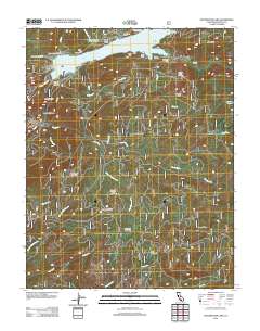 Huntington Lake 2012 topographic map thumbnail