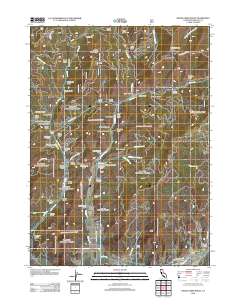 Indian Creek Baldy 2012 topographic map thumbnail