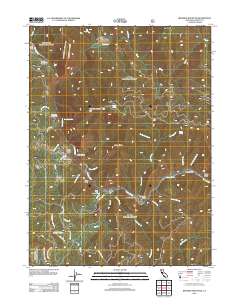Ironside Mountain 2012 topographic map thumbnail
