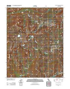 Johnson Peak 2012 topographic map thumbnail