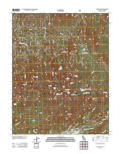 Kaiser Peak 2012 topographic map thumbnail
