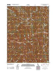 Kangaroo Mountain 2012 topographic map thumbnail