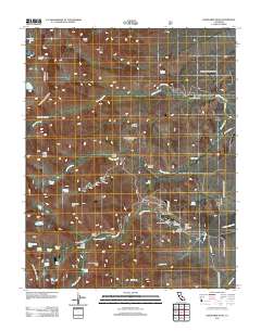 Kearsarge Peak 2012 topographic map thumbnail