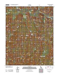 Kern Peak 2012 topographic map thumbnail