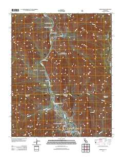 Kernville 2012 topographic map thumbnail