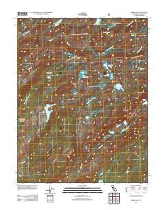 Kibbie Lake 2012 topographic map thumbnail