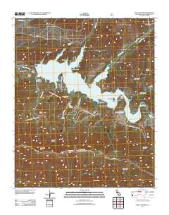 Lake Cachuma 2012 topographic map thumbnail