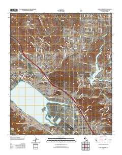 Lake Elsinore 2012 topographic map thumbnail