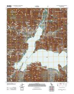 Lake Isabella North 2012 topographic map preview