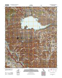 Lake Mathews 2012 topographic map thumbnail