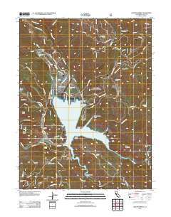 Lake Pillsbury 2012 topographic map thumbnail