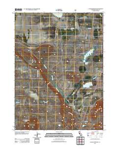 Lauer Reservoir 2012 topographic map thumbnail