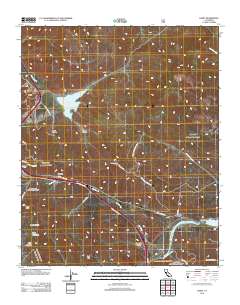 Lebec 2012 topographic map thumbnail