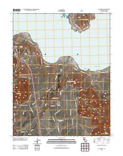 Lee Vining 2012 topographic map thumbnail