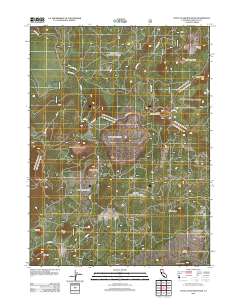 Little Glass Mountain 2012 topographic map thumbnail