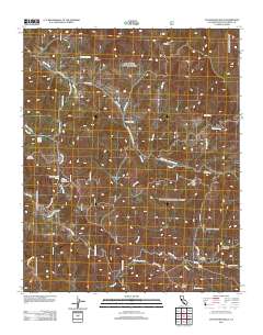 Los Machos Hills 2012 topographic map thumbnail