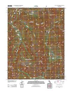 Lost Cannon Peak 2012 topographic map thumbnail