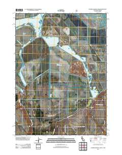 Lower Klamath Lake 2012 topographic map thumbnail