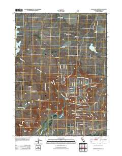 Mahogany Ridge 2012 topographic map thumbnail