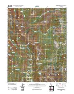Mammoth Mountain 2012 topographic map thumbnail