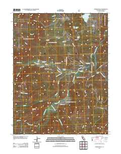 Markleeville 2012 topographic map thumbnail
