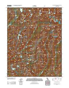Matterhorn Peak 2012 topographic map thumbnail