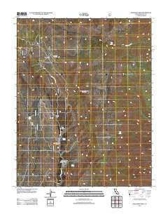 Mazourka Peak 2012 topographic map thumbnail
