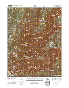 Michigan Bluff 2012 topographic map thumbnail