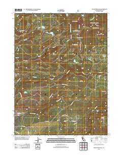 Miller Mountain 2012 topographic map thumbnail