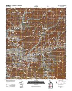 Mint Canyon 2012 topographic map thumbnail
