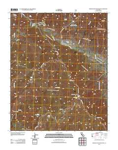 Miranda Pine Mountain 2012 topographic map thumbnail