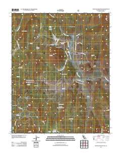 Monache Mountain 2012 topographic map thumbnail