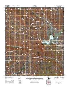 Morena Reservoir 2012 topographic map thumbnail