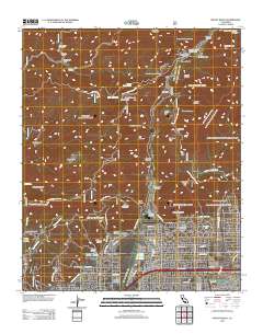Mount Baldy 2012 topographic map thumbnail