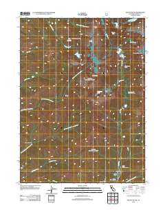 Mount Hilton 2012 topographic map thumbnail