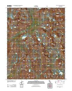 Mount Pinchot 2012 topographic map thumbnail
