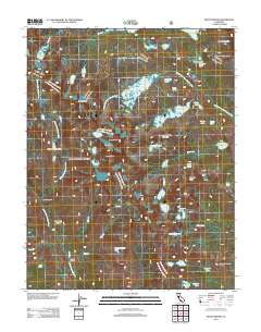 Mount Ritter 2012 topographic map thumbnail