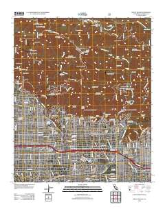 Mount Wilson 2012 topographic map thumbnail