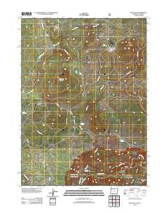 Mule Hill 2012 topographic map thumbnail