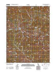 Newhouse Ridge 2012 topographic map thumbnail