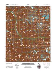 North Palisade 2012 topographic map thumbnail
