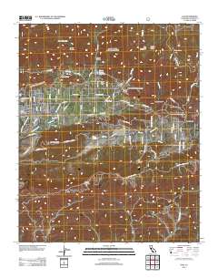 Ojai 2012 topographic map thumbnail