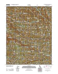 Old Iron Mountain 2012 topographic map thumbnail