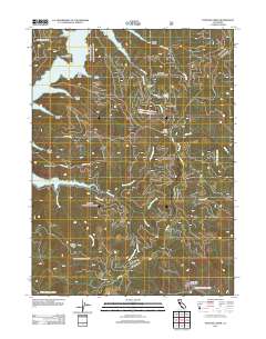 Papoose Creek 2012 topographic map thumbnail
