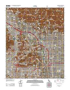 Pasadena 2012 topographic map thumbnail