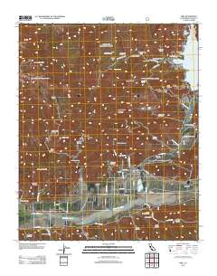 Piru 2012 topographic map thumbnail