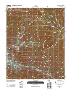Piute Peak 2012 topographic map thumbnail